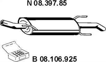 Eberspächer 08.397.85 - Крайно гърне vvparts.bg