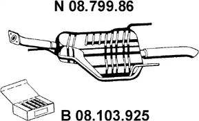 Eberspächer 08.799.86 - Крайно гърне vvparts.bg