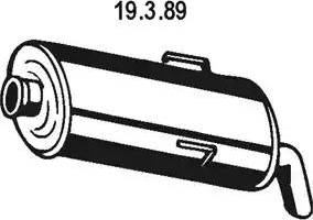 Eberspächer 19.3.89 - Монтажен комплект, изпускателна система vvparts.bg