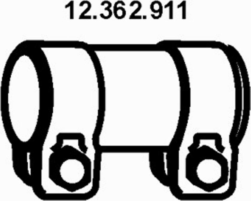 Eberspächer 12.362.911 - Тръбна връзка, изпускателна система vvparts.bg