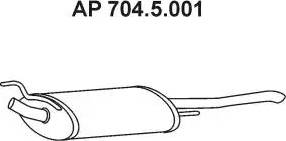 Eberspächer 704.5.001 - Крайно гърне vvparts.bg