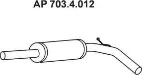 Eberspächer 703.4.012 - Средно гърне vvparts.bg