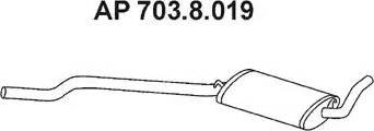 Eberspächer 703.8.019 - Средно гърне vvparts.bg