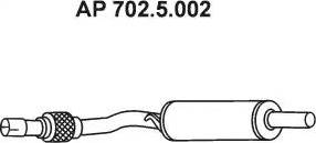 Eberspächer 702.5.002 - Предно гърне vvparts.bg