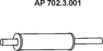 Eberspächer 702.3.001 - Предно гърне vvparts.bg