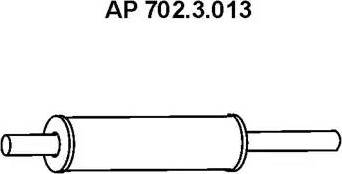 Eberspächer 702.3.013 - Предно гърне vvparts.bg