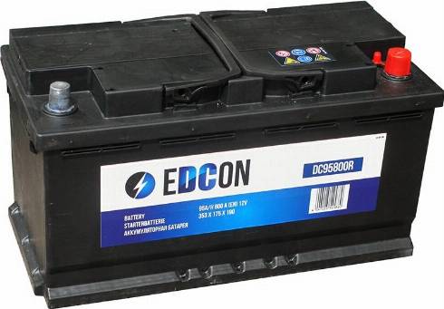 Edcon DC100830R - Стартов акумулатор vvparts.bg