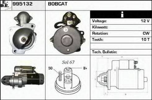 EDR 995132 - Стартер vvparts.bg