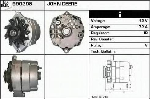 EDR 990208 - Генератор vvparts.bg