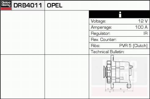 EDR 944011 - Генератор vvparts.bg