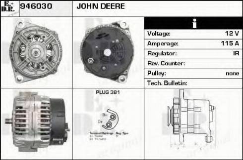 EDR 946030 - Генератор vvparts.bg