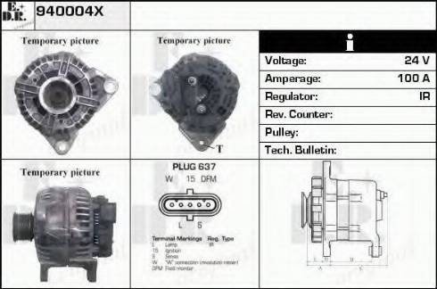 EDR 940004X - Генератор vvparts.bg