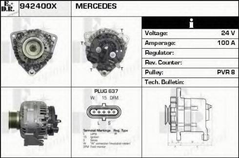 EDR 942400X - Генератор vvparts.bg