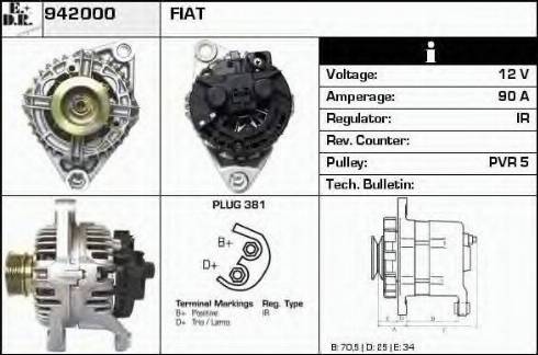 EDR 942000 - Генератор vvparts.bg