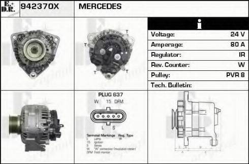 EDR 942370X - Генератор vvparts.bg