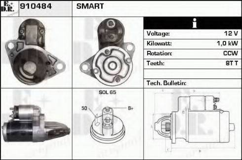 EDR 910484 - Стартер vvparts.bg