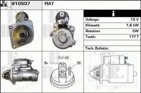 EDR 910507 - Стартер vvparts.bg