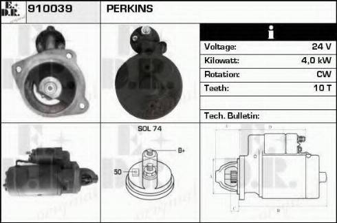 EDR 910039 - Стартер vvparts.bg