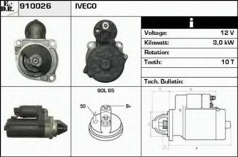 EDR 910026 - Стартер vvparts.bg