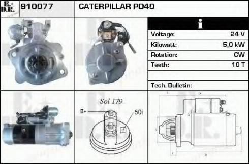 EDR 910077 - Стартер vvparts.bg