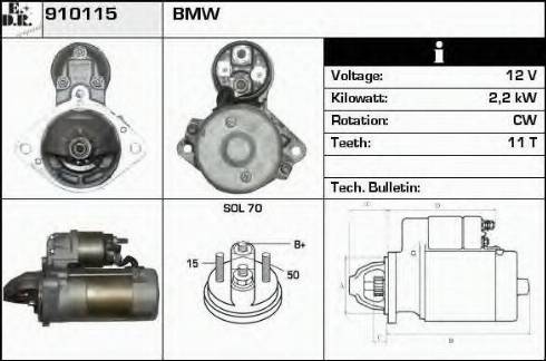 EDR 910115 - Стартер vvparts.bg