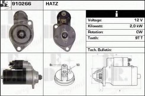 EDR 910266 - Стартер vvparts.bg