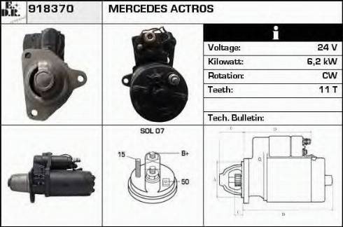 EDR 918370 - Стартер vvparts.bg