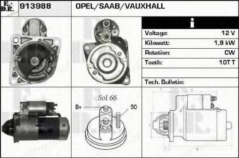 EDR 913988 - Стартер vvparts.bg