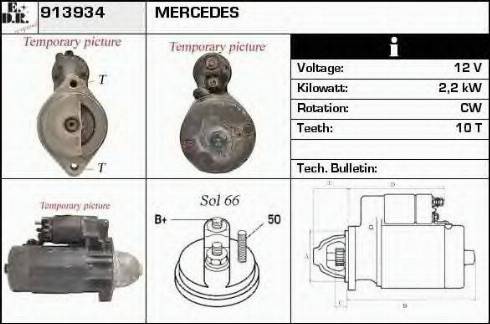 EDR 913934 - Стартер vvparts.bg