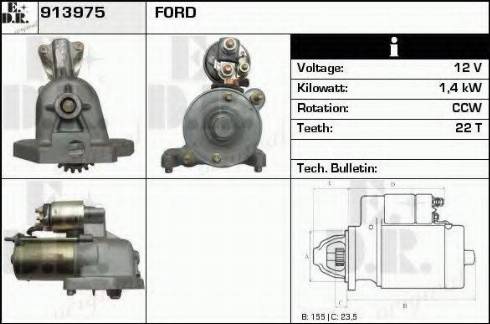 EDR 913975 - Стартер vvparts.bg