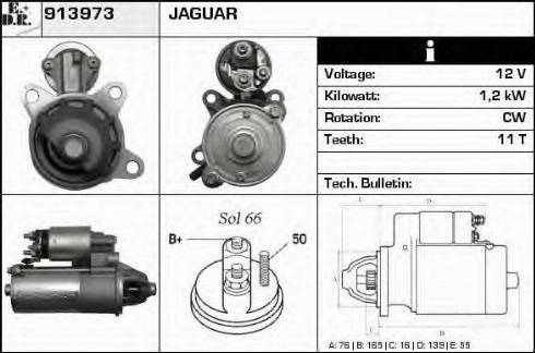 EDR 913973 - Стартер vvparts.bg