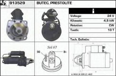 EDR 913529 - Стартер vvparts.bg