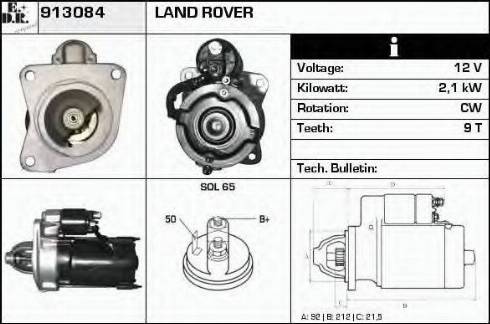 EDR 913084 - Стартер vvparts.bg