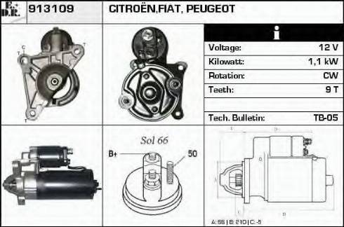 EDR 913109 - Стартер vvparts.bg