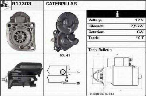 EDR 913303 - Стартер vvparts.bg