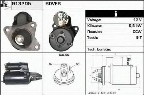 EDR 913205 - Стартер vvparts.bg