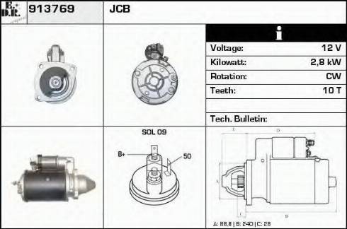 EDR 913769 - Стартер vvparts.bg