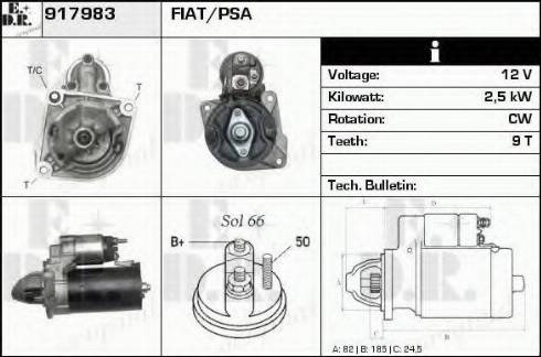 EDR 917983 - Стартер vvparts.bg