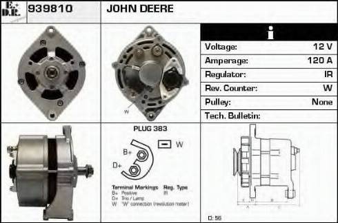 EDR 939810 - Генератор vvparts.bg