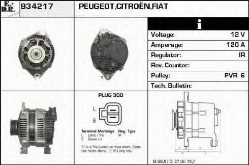 EDR 934217 - Генератор vvparts.bg