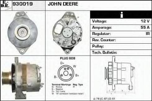 EDR 930019 - Генератор vvparts.bg