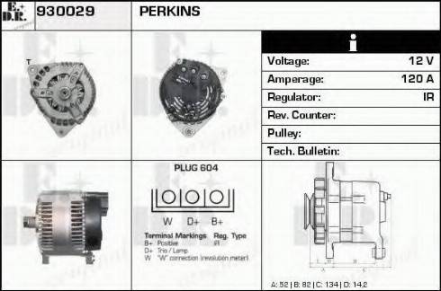 EDR 930029 - Генератор vvparts.bg