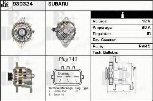 EDR 930324 - Генератор vvparts.bg