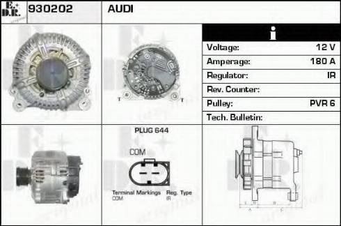 EDR 930202 - Генератор vvparts.bg