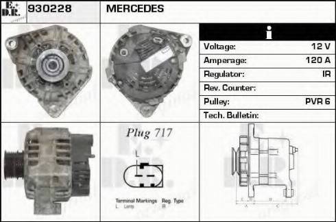 EDR 930228 - Генератор vvparts.bg