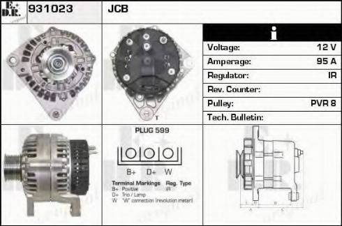 EDR 931023 - Генератор vvparts.bg