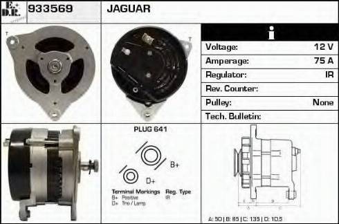 EDR 933569 - Генератор vvparts.bg