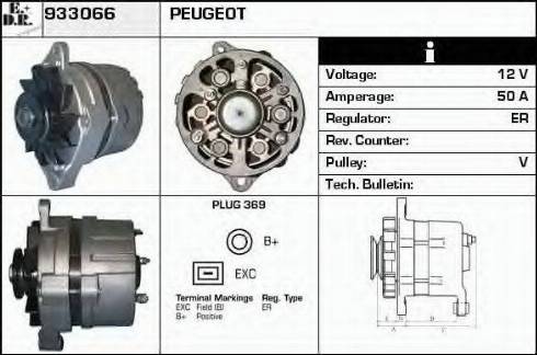 EDR 933066 - Генератор vvparts.bg