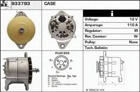 EDR 933793 - Генератор vvparts.bg