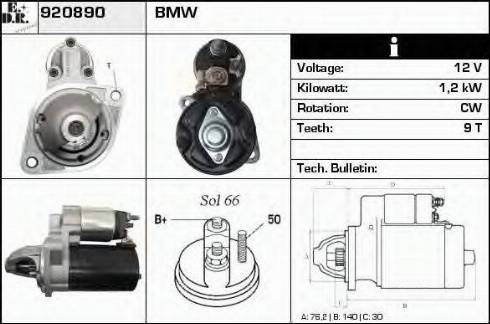 EDR 920890 - Стартер vvparts.bg